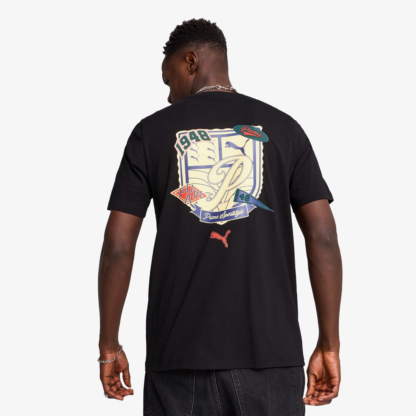 Puma Essentials Sports Legacy Erkek Siyah T-shirt