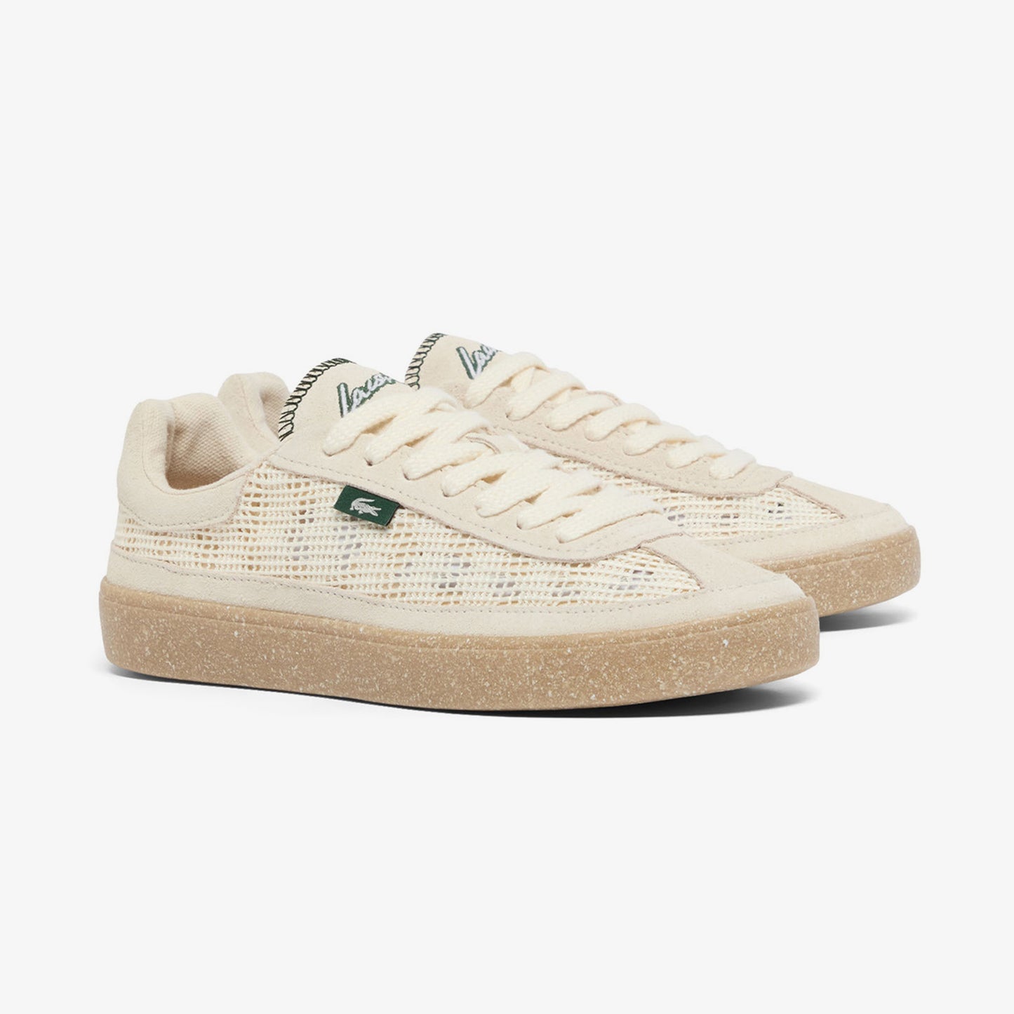 Lacoste Baseshot Lite Kadın Krem Spor Ayakkabı