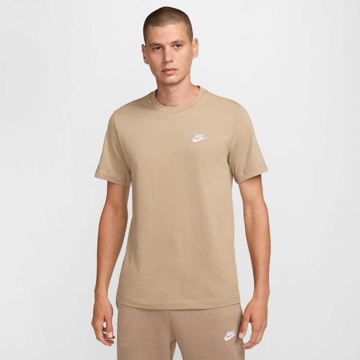 Nike Sportswear Club Erkek Haki T-shirt