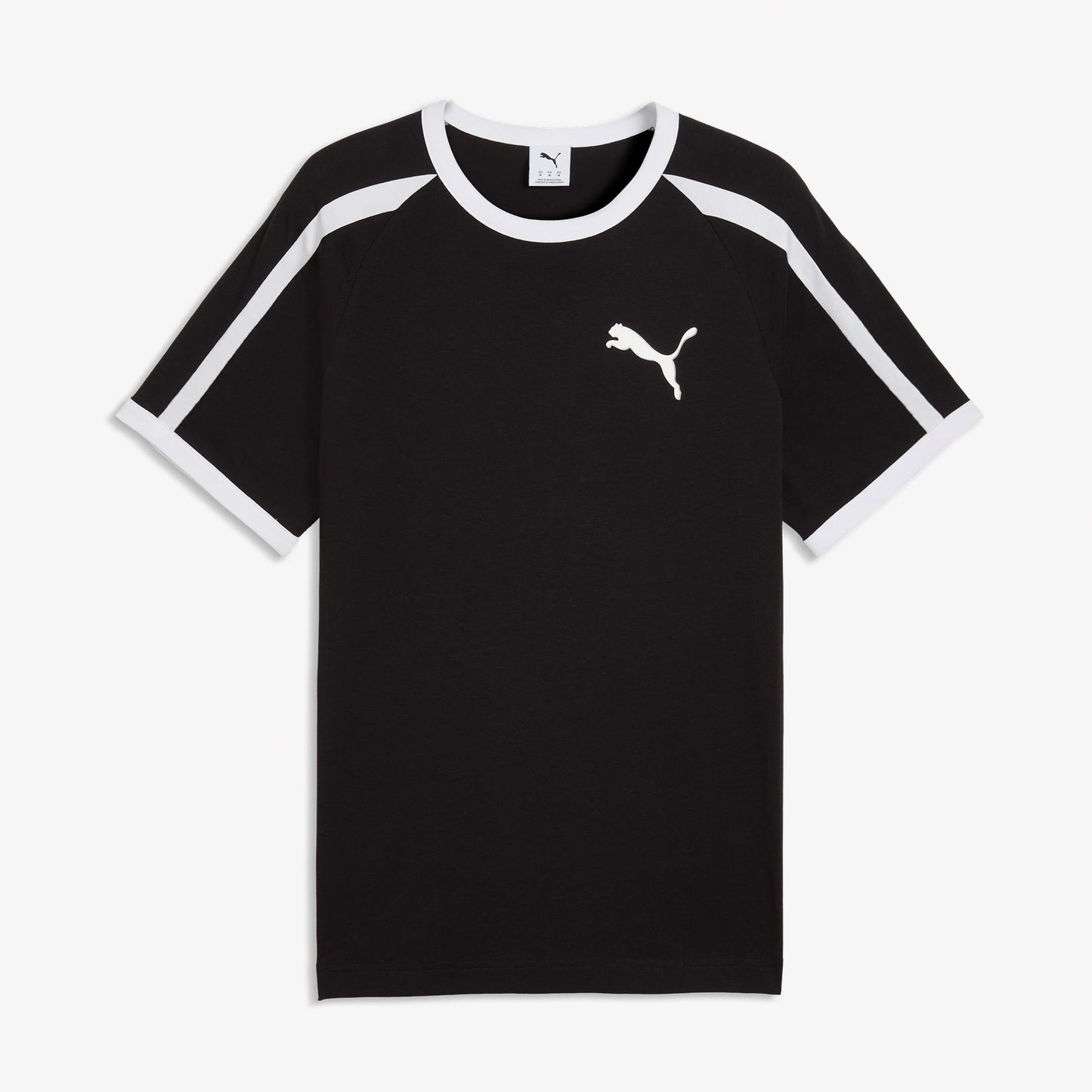 Puma T7 Ringer Erkek Siyah T-shirt