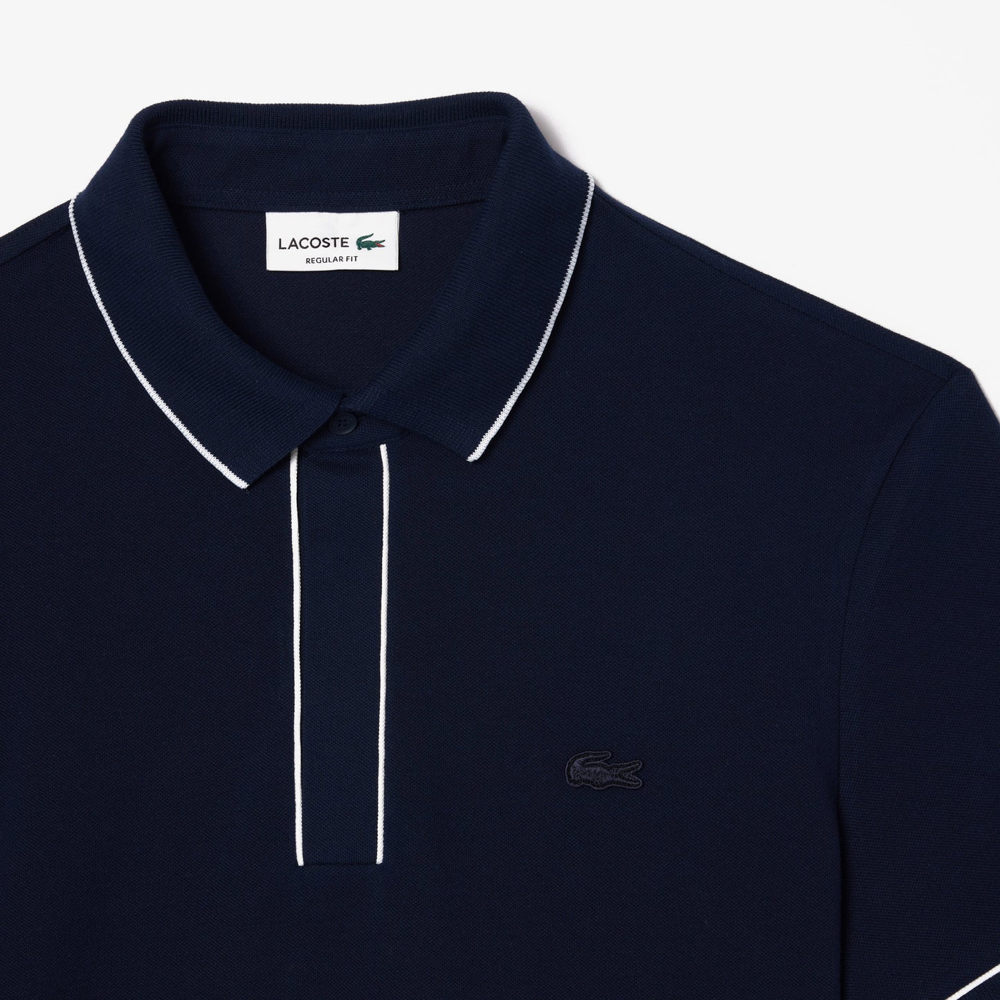 Lacoste Paris Erkek Regular Fit Organik Pamuk Lacivert Polo