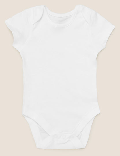 Saf Pamuklu 7'li Bodysuit (0-3 Yaş)