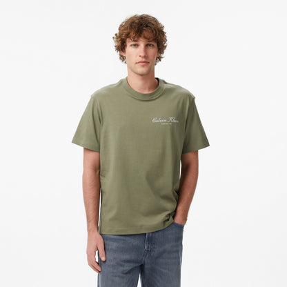 Calvin Klein 20s March Graphic Seasonal Erkek Haki T-shirt