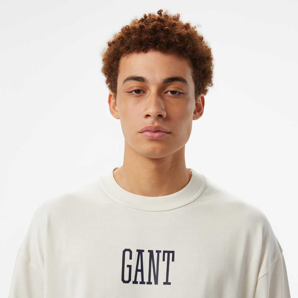 Hoss X Gant New Generation Unisex Beyaz T-shirt