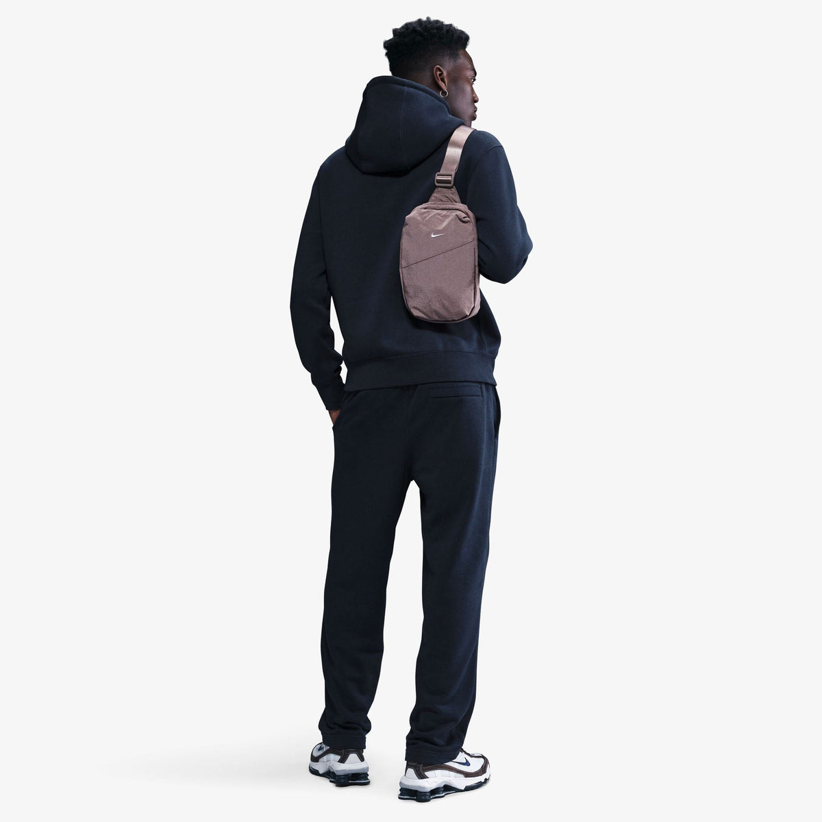 Nike Club Gfx Erkek Mavi Hoodie