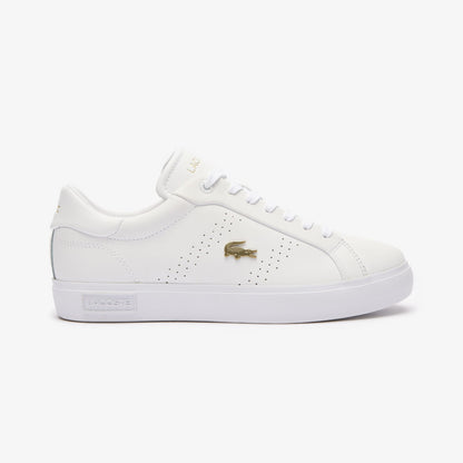 Lacoste Powercourt 2.0 Leather Kadın Beyaz Sneaker