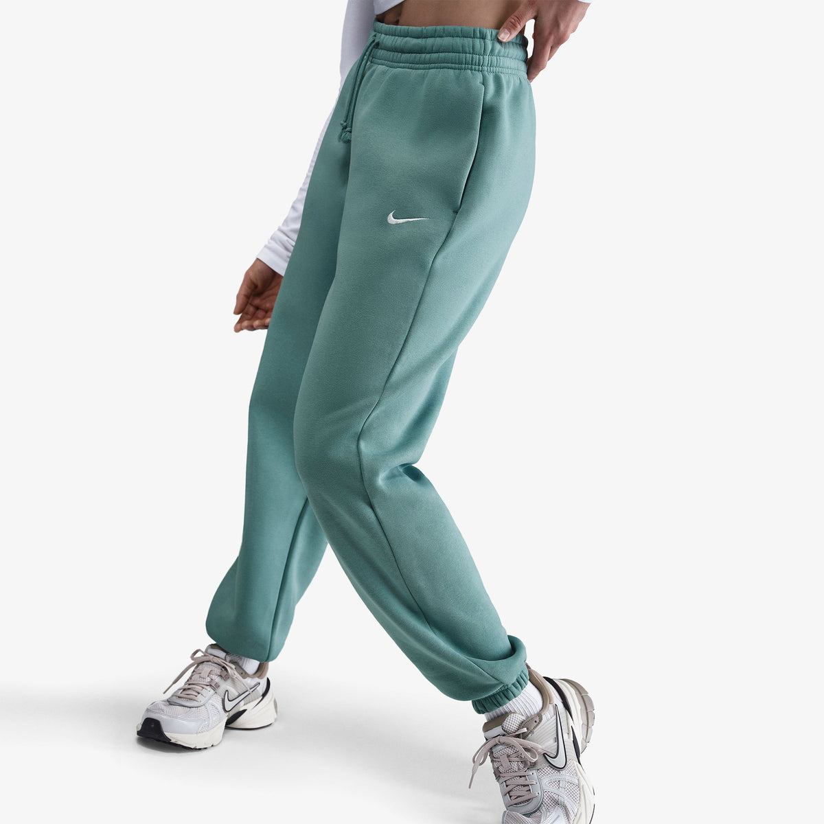 Nike Sportswear Phoenix Fleece Kadın Yeşil Eşofman Altı