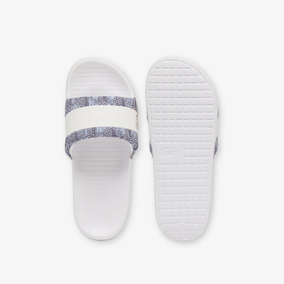 Lacoste Serve Slide Hybrid Erkek Beyaz Terlik