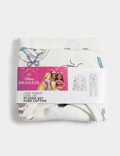 Disney Prenses™ Saf Pamuklu Pijama Takımı (2–8 Yaş)
