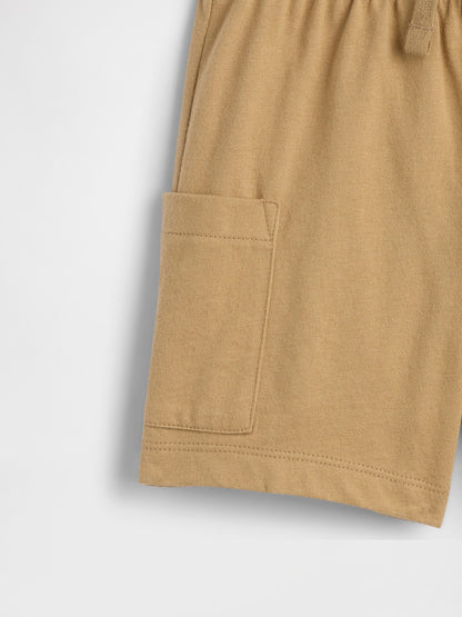 Açık Kahverengi Babygap Pull-on Jersey Kargo Şortları