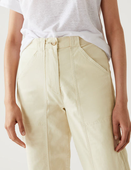 Yüksek Bel Relaxed Fit Pantolon