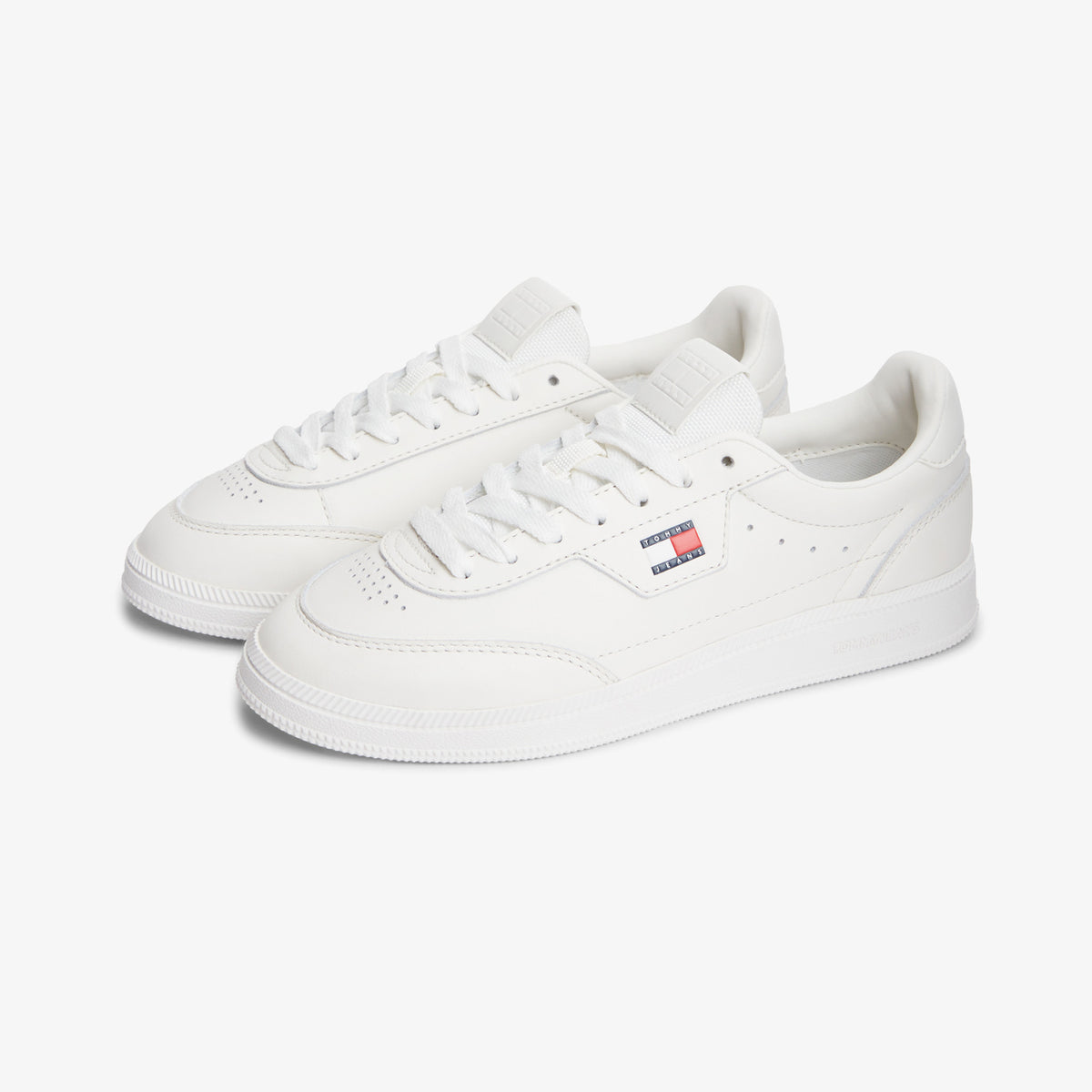 Tommy Hilfiger The Greenwich Edge Leather Kadın Bej Spor Ayakkabı