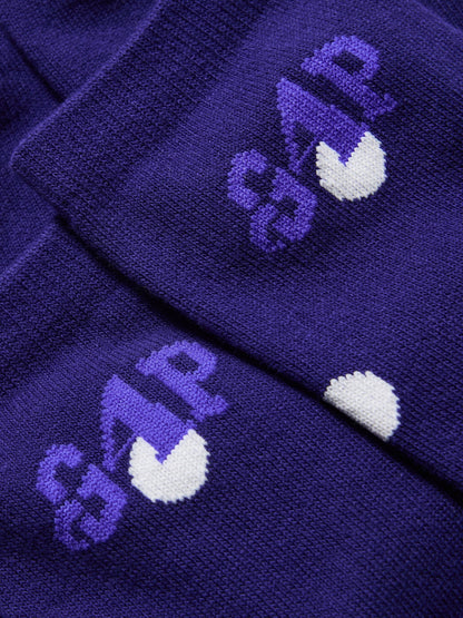 Koyu Mavi Gap × Awake Ny Logo Dotted Crew Çorap