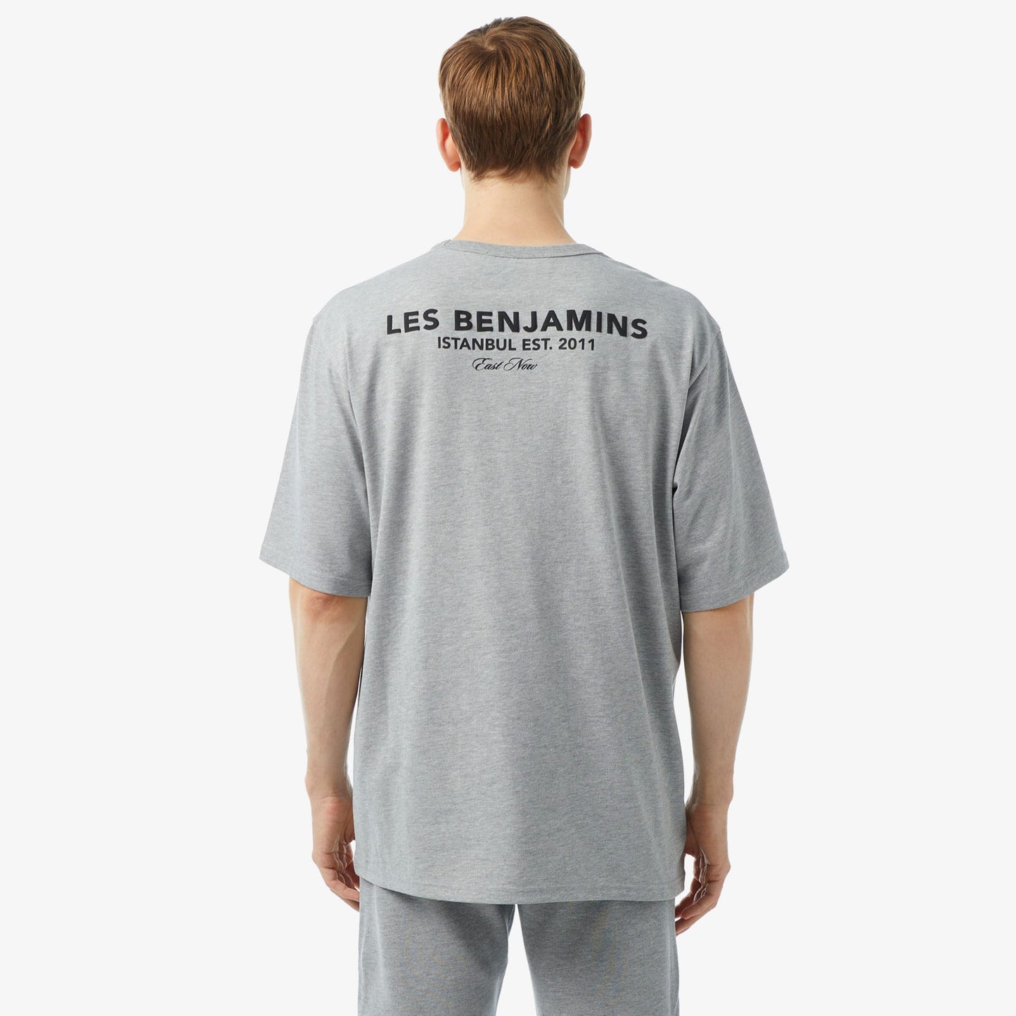 Les Benjamins Classics Erkek Gri T-shirt