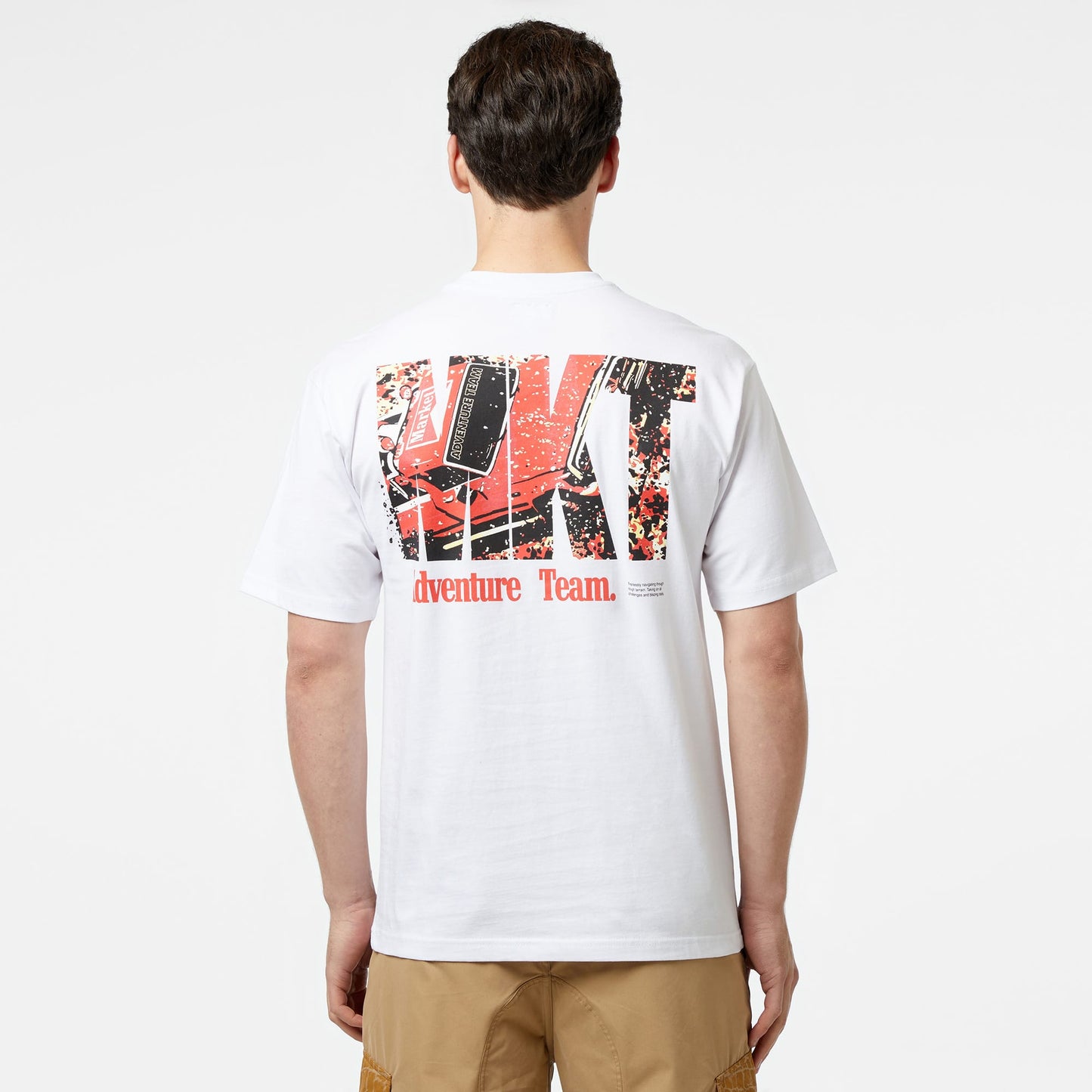 Market Adventure Team Erkek Beyaz T-shirt