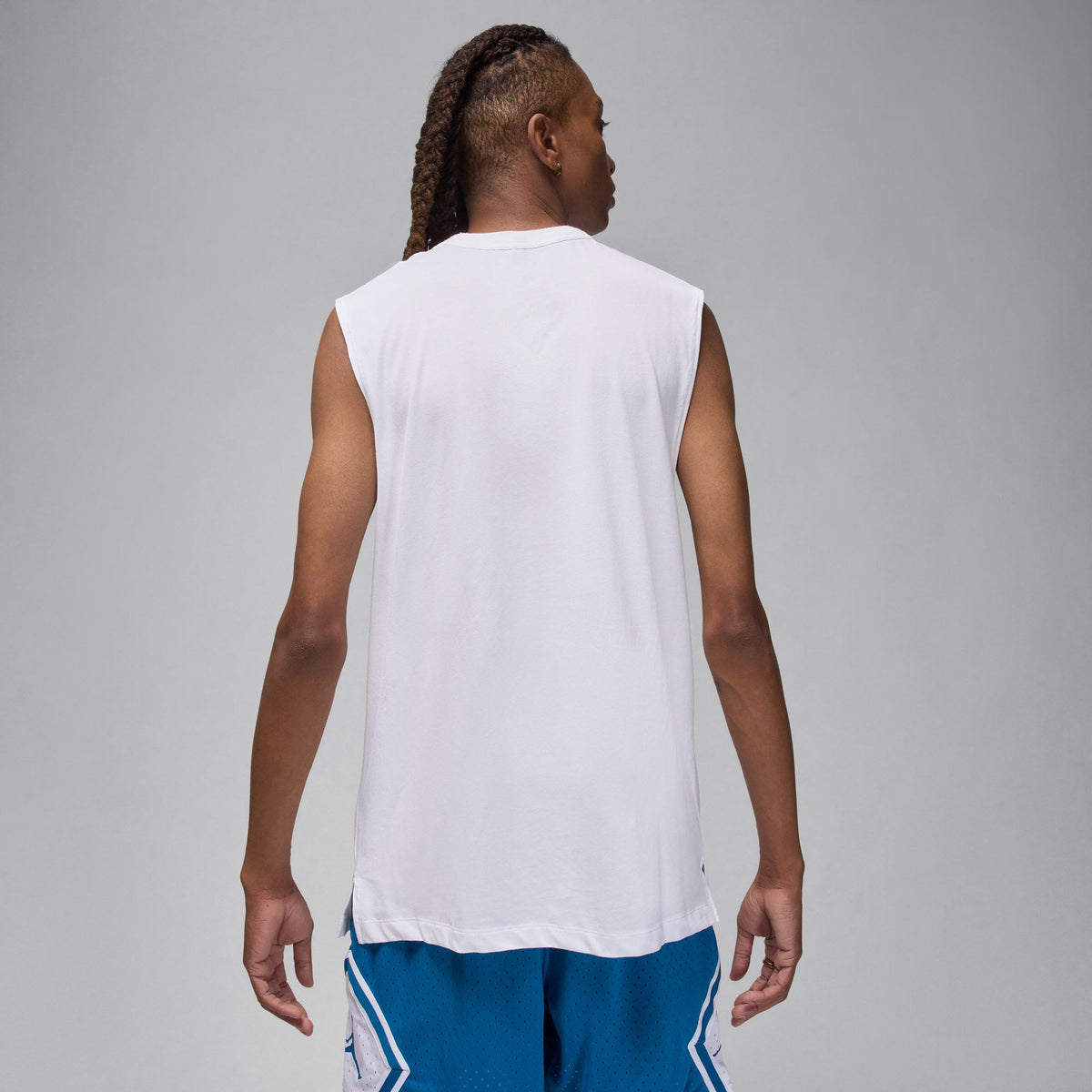 Jordan Sport Dri-fit Erkek Beyaz Basketbol Atlet