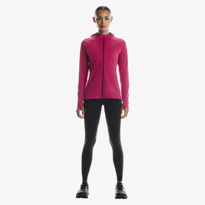On Climate Zip Kadın Pembe Koşu Sweatshirt