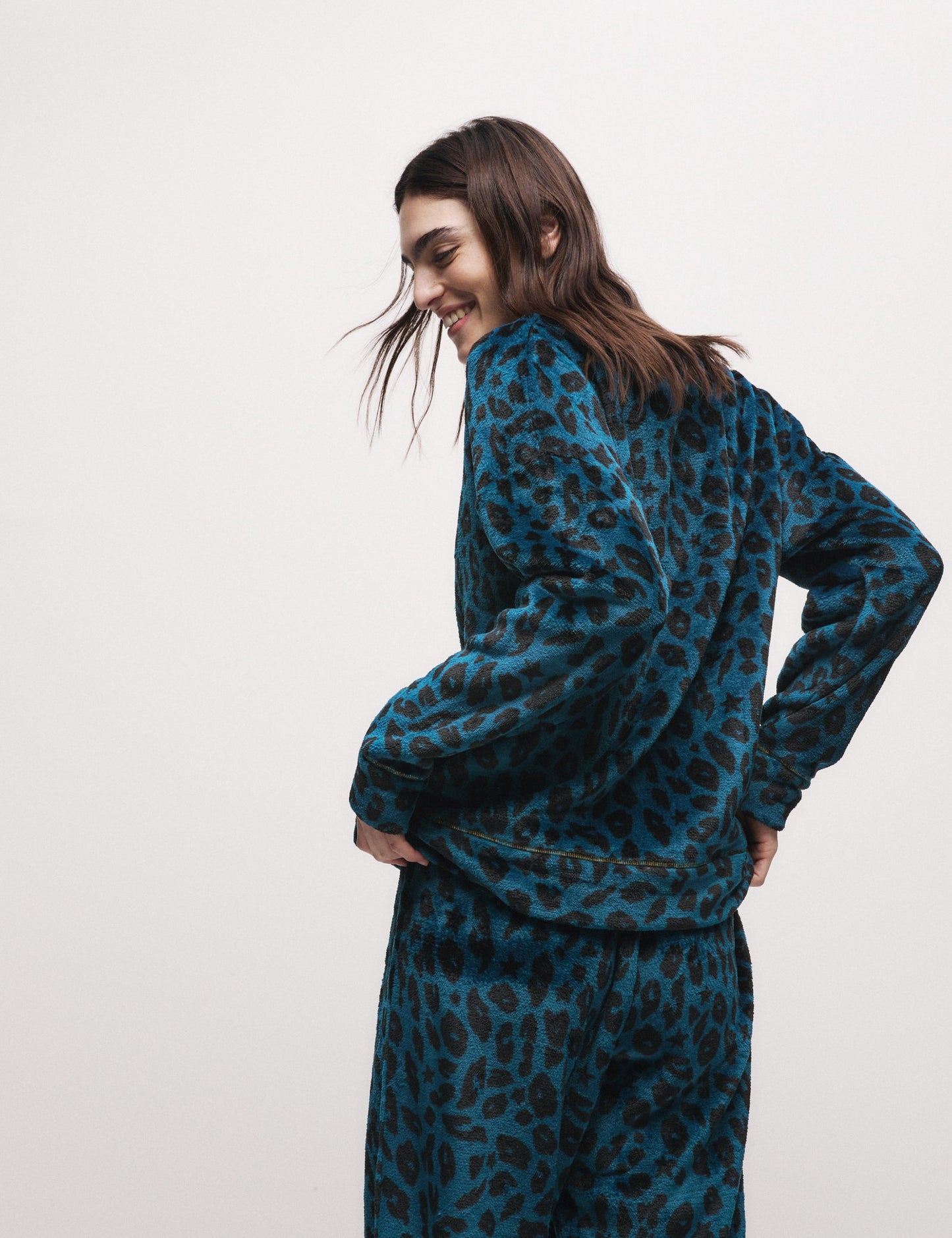 Desenli Pijama Takımı