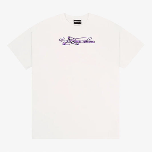 The Hundreds Y2k Bar Logo Erkek Beyaz T-shirt