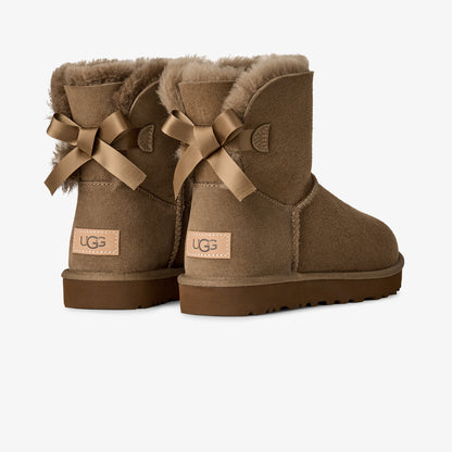 Ugg W Classic Mini Bailey Bow Ii Kadın Kahverengi Bot
