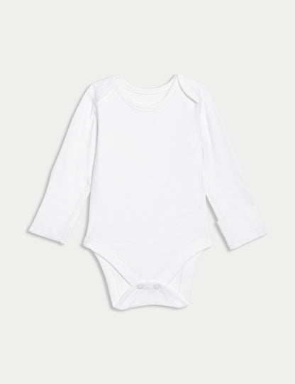 Saf Pamuklu 7'li Bodysuit Seti (0-3 Yaş)