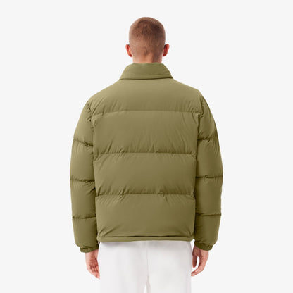 Lacoste Erkek Relaxed Fit Kapüşonlu Haki Mont