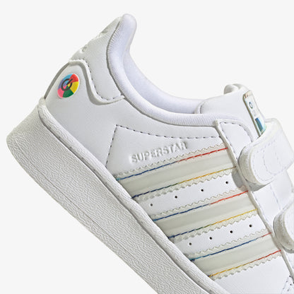 Adidas Superstar Led Lights Bebek Beyaz Spor Ayakkabı
