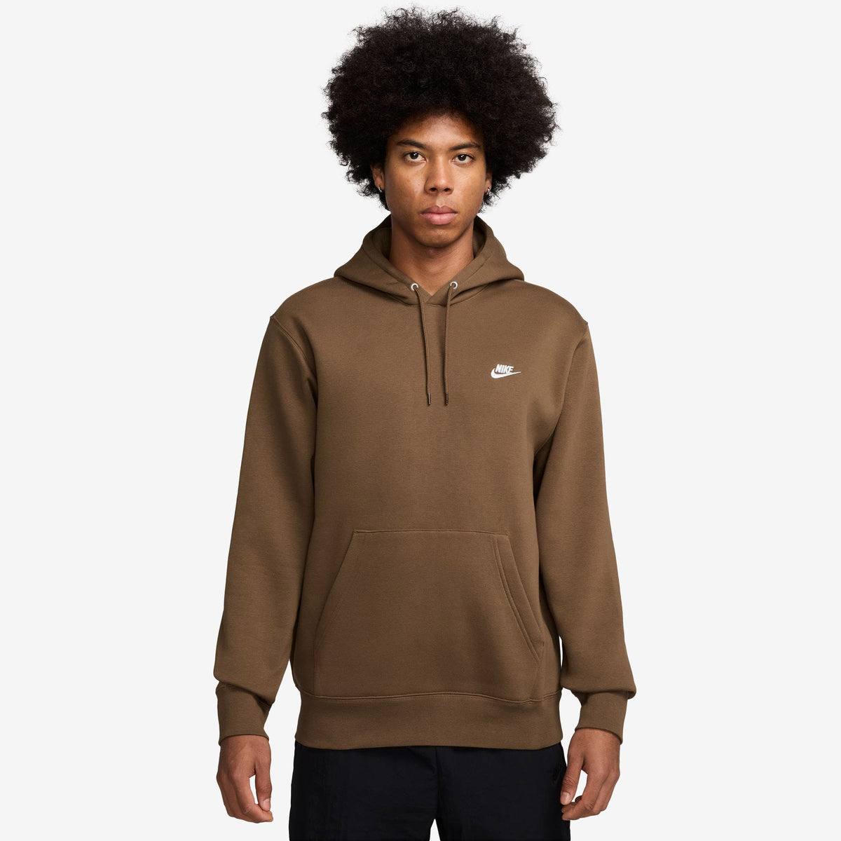 Nike Club Erkek Kahverengi Sweatshirt