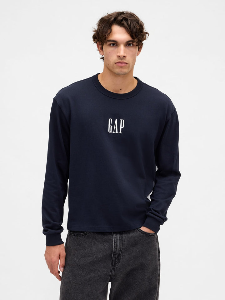Lacivert Gap Logo T-shirt