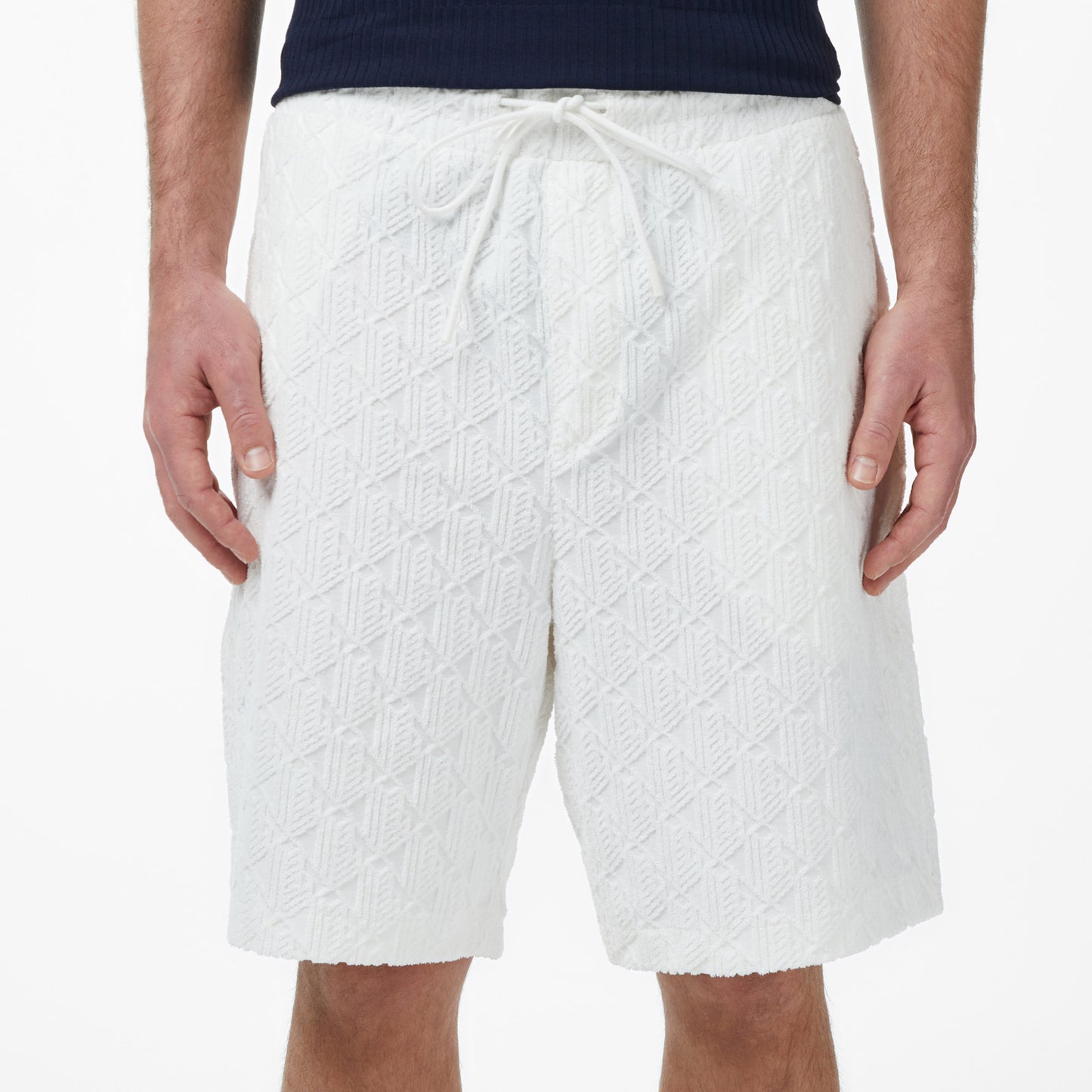 Lacoste Relaxed Fit Erkek Beyaz Şort