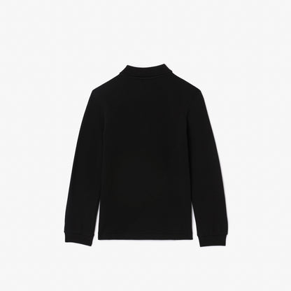 Lacoste Çocuk Uzun Kollu Siyah Polo