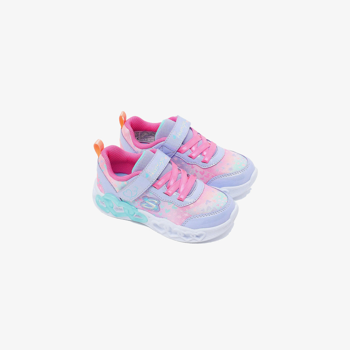 Skechers Heart Lights - Heart Jewels Bebek Gri Spor Ayakkabı