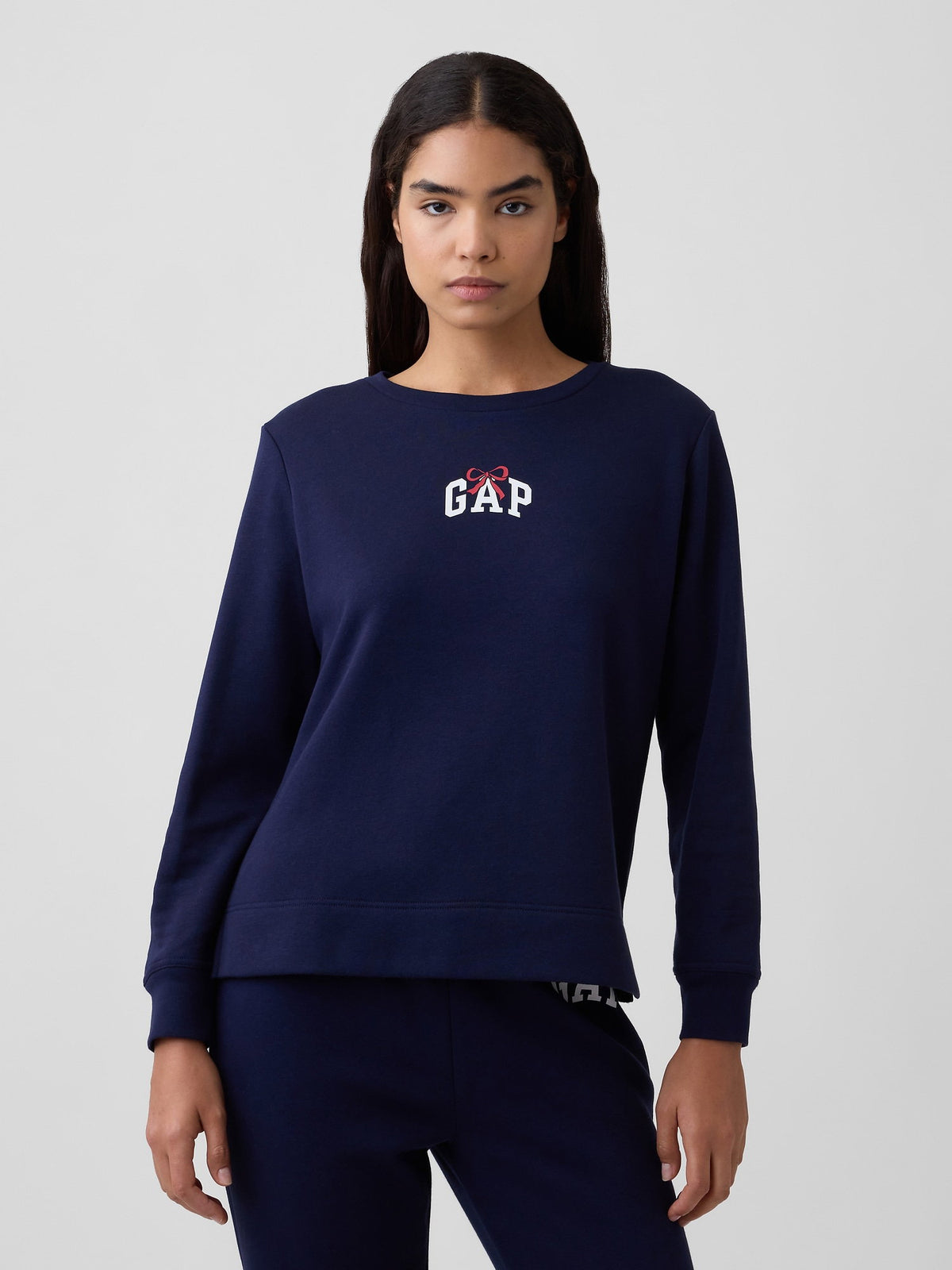 Lacivert Relaxed Gap Logo Sweatshirt