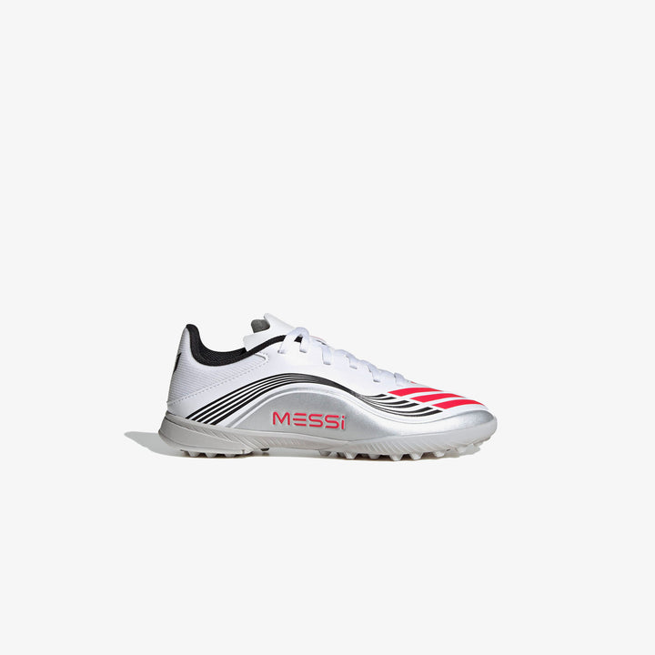 Adidas F50 Messı League Çocuk Beyaz Halı Saha Kramponu