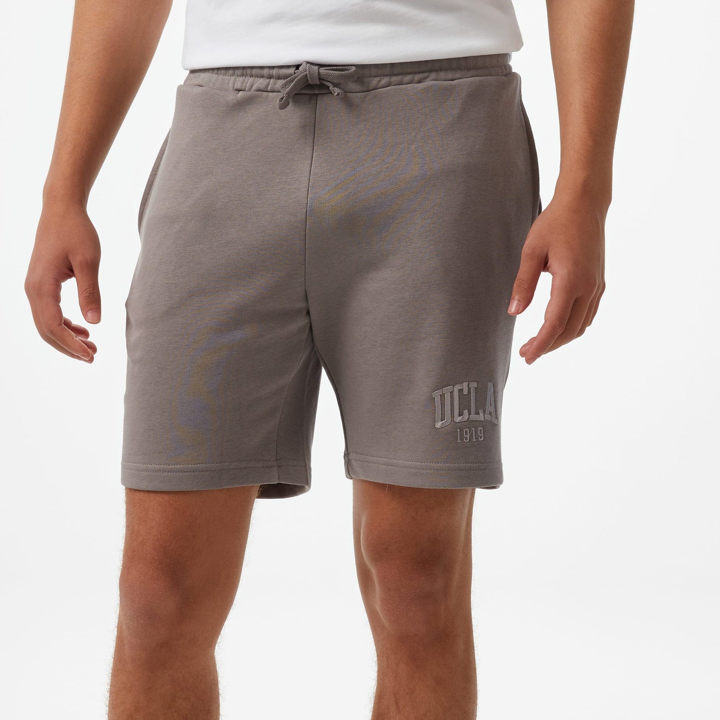 Ucla Nakışlı Standard Fit Erkek Gri Şort