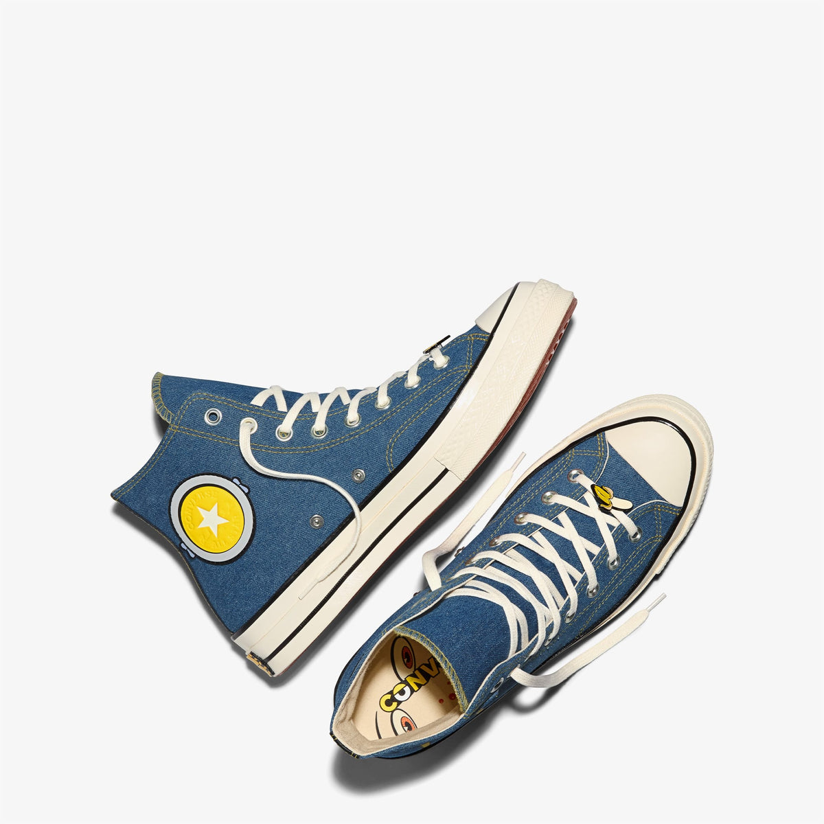 Converse X Minions Chuck Taylor All Star 70 Pocket Erkek Mavi Sneaker