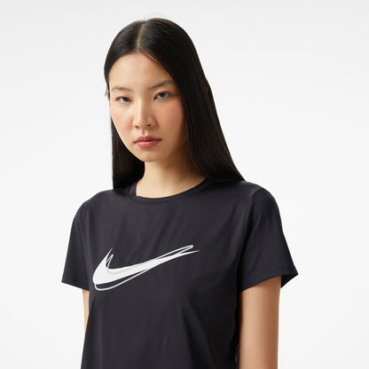 Nike One Swoosh Kadın Siyah Koşu T-shirt