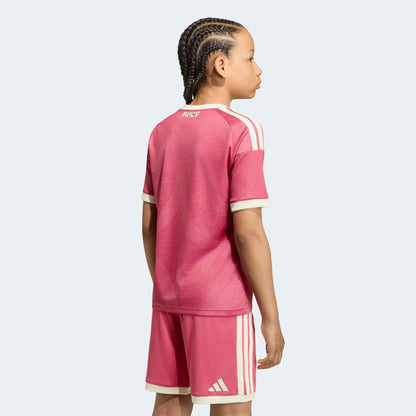 Adidas Real 3 Jsy Y Çocuk Pembe Forma