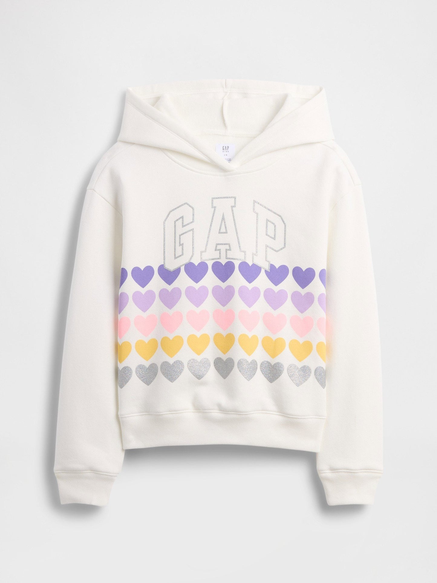 Beyaz Relaxed Gap Logo Sweatshirt