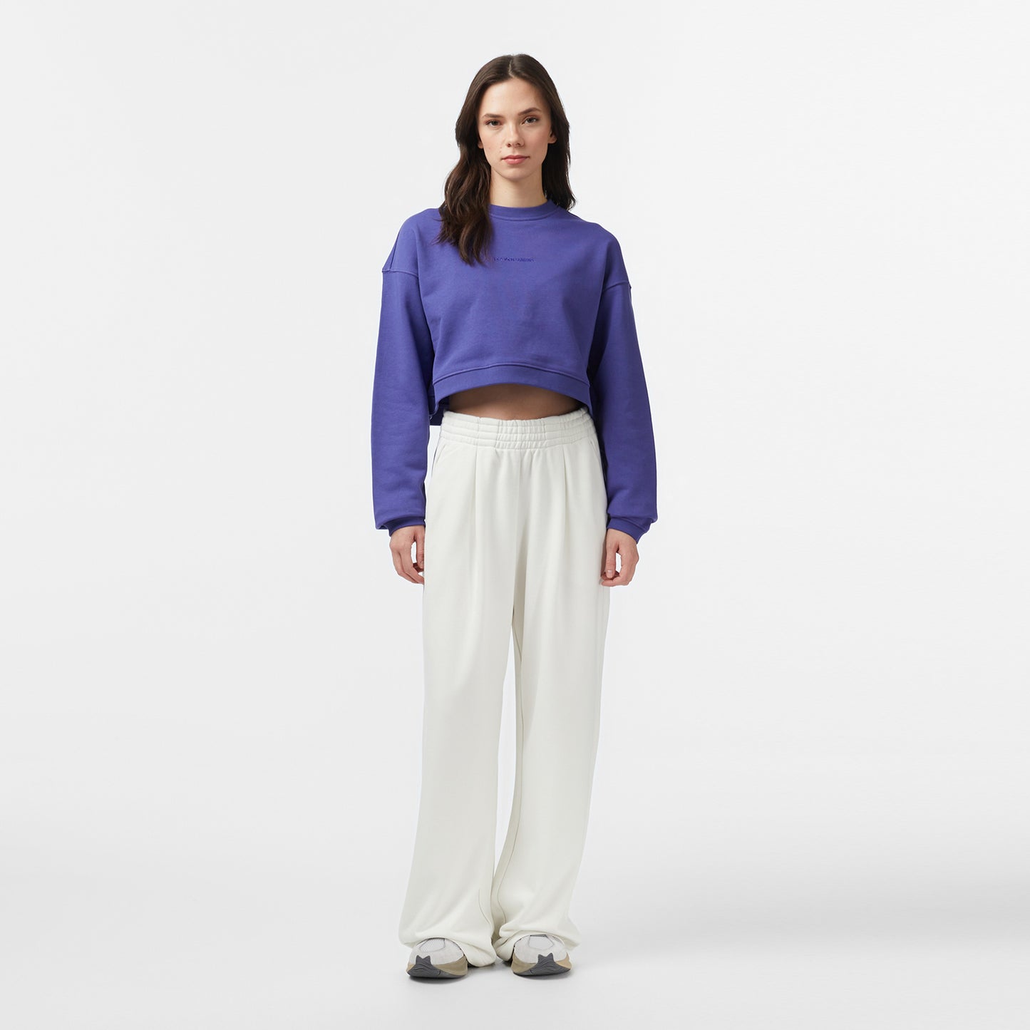 Les Benjamins Essentials 301 Kadın Mor Sweatshirt