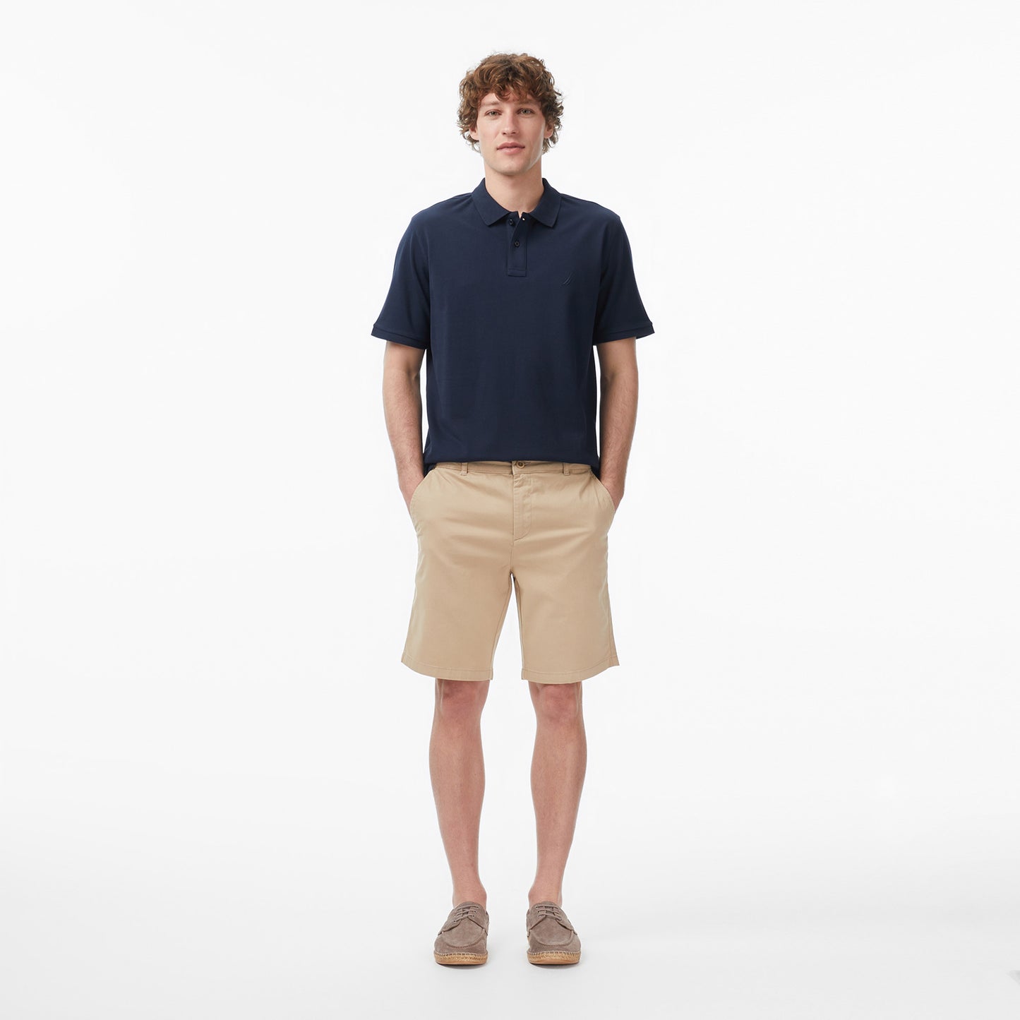 Nautica Erkek Lacivert Regular Fit Polo Yaka T-shirt