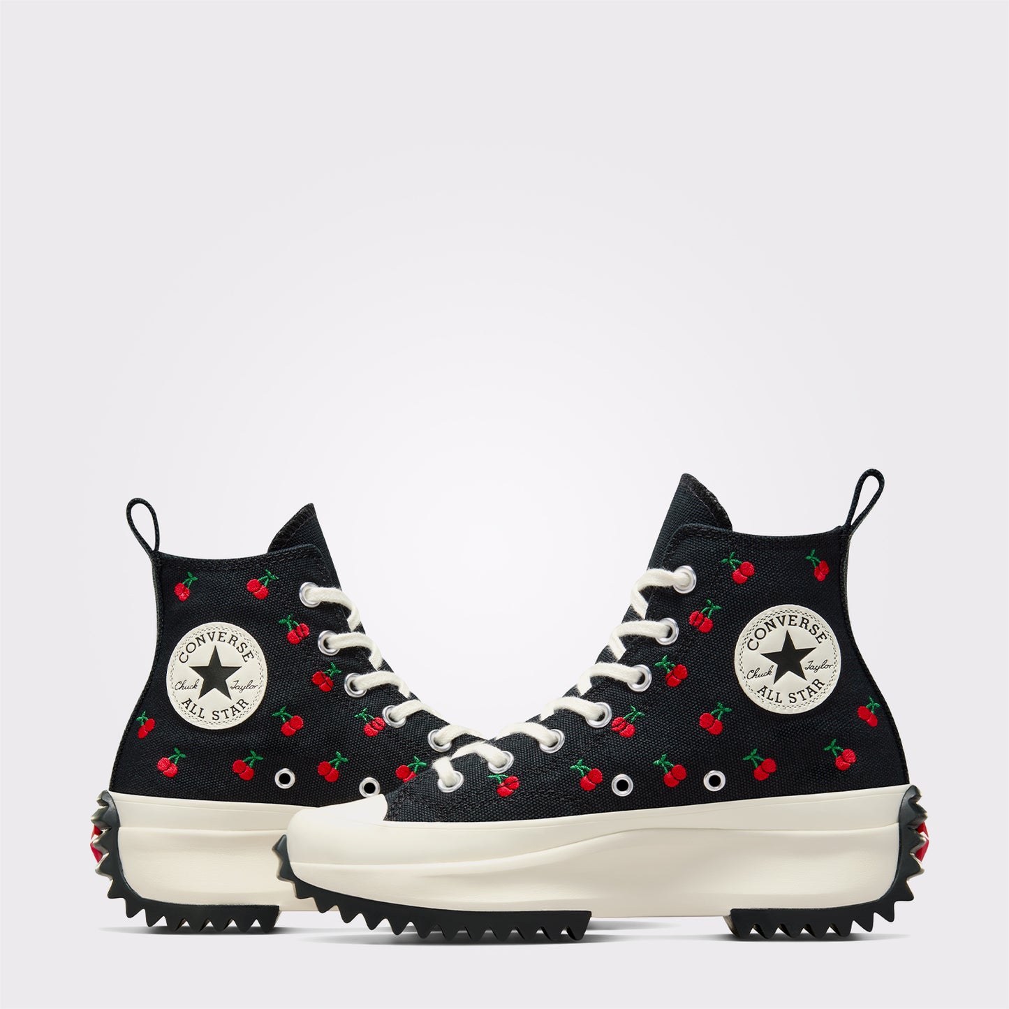 Converse Run Star Hike Platform Cherries Unisex Siyah Sneaker