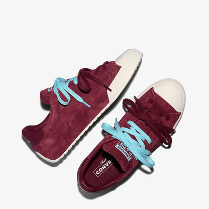 Converse Chuck Taylor Lo Unisex Bordo Süet Sneaker