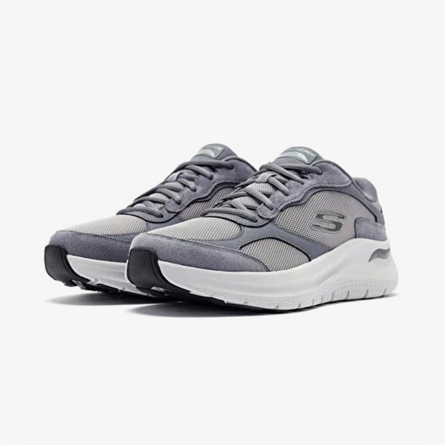 Skechers Arch Fit 2.0 The Keep Erkek Gri Spor Ayakkabı