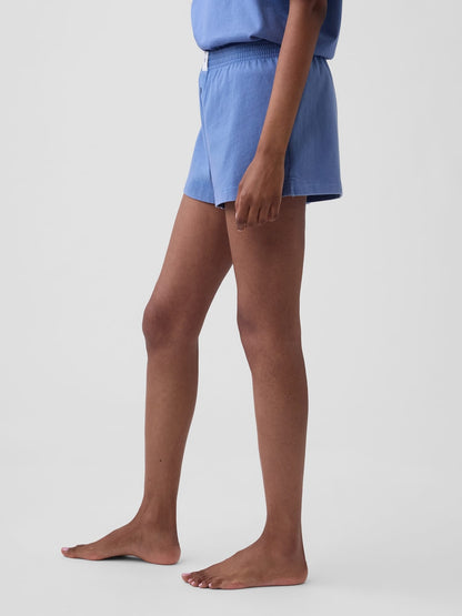 Mavi Boxer Pijama Şort