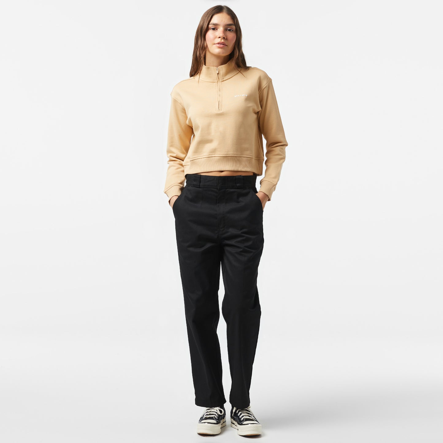 United4 Classic Kadın Bej Sweatshirt
