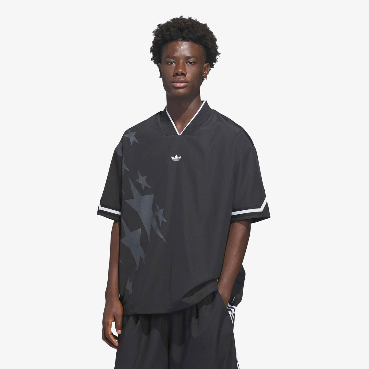 Adidas Originals Basketball Star Top Unisex Siyah T-shirt