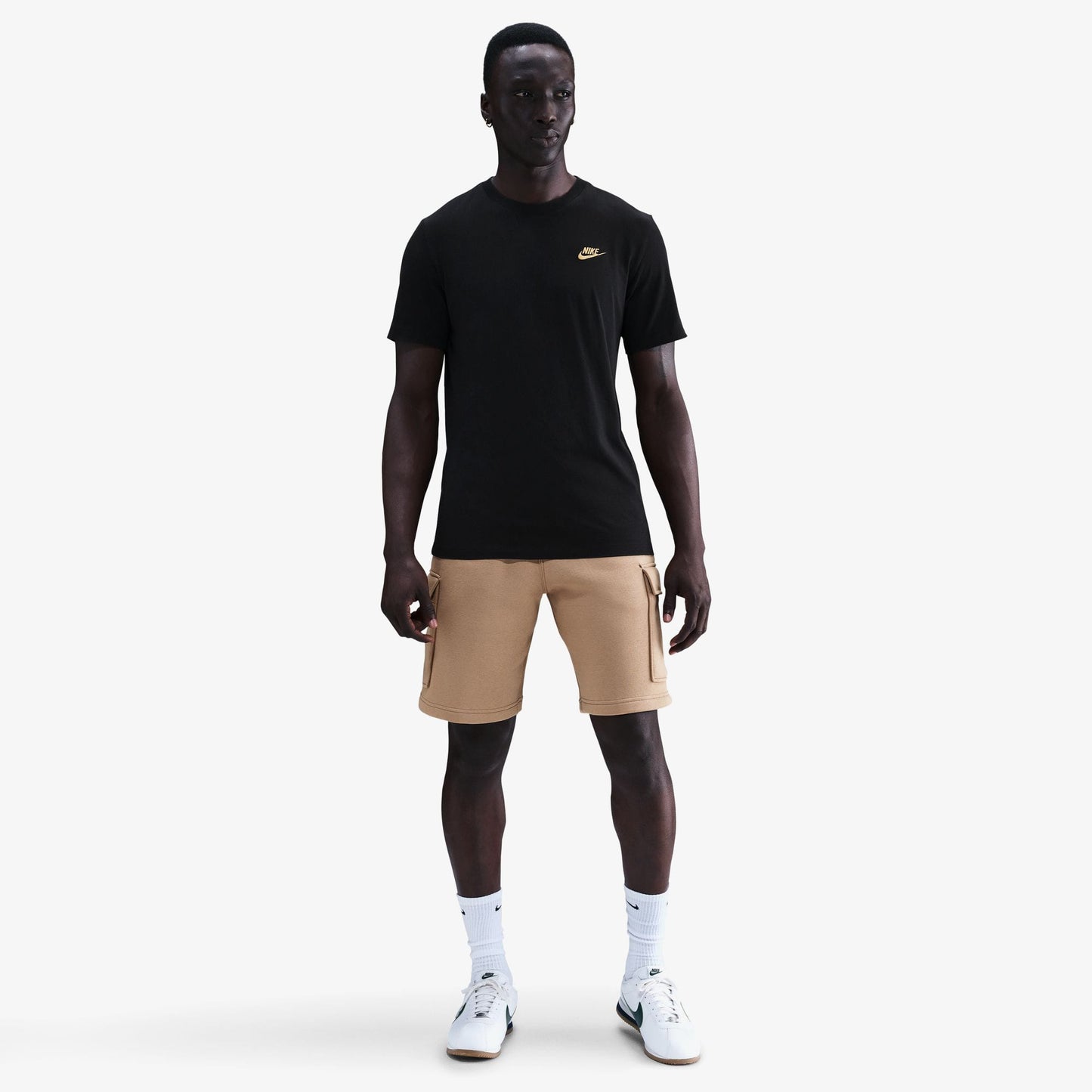 Nike Sportswear Club Erkek Siyah T-shirt