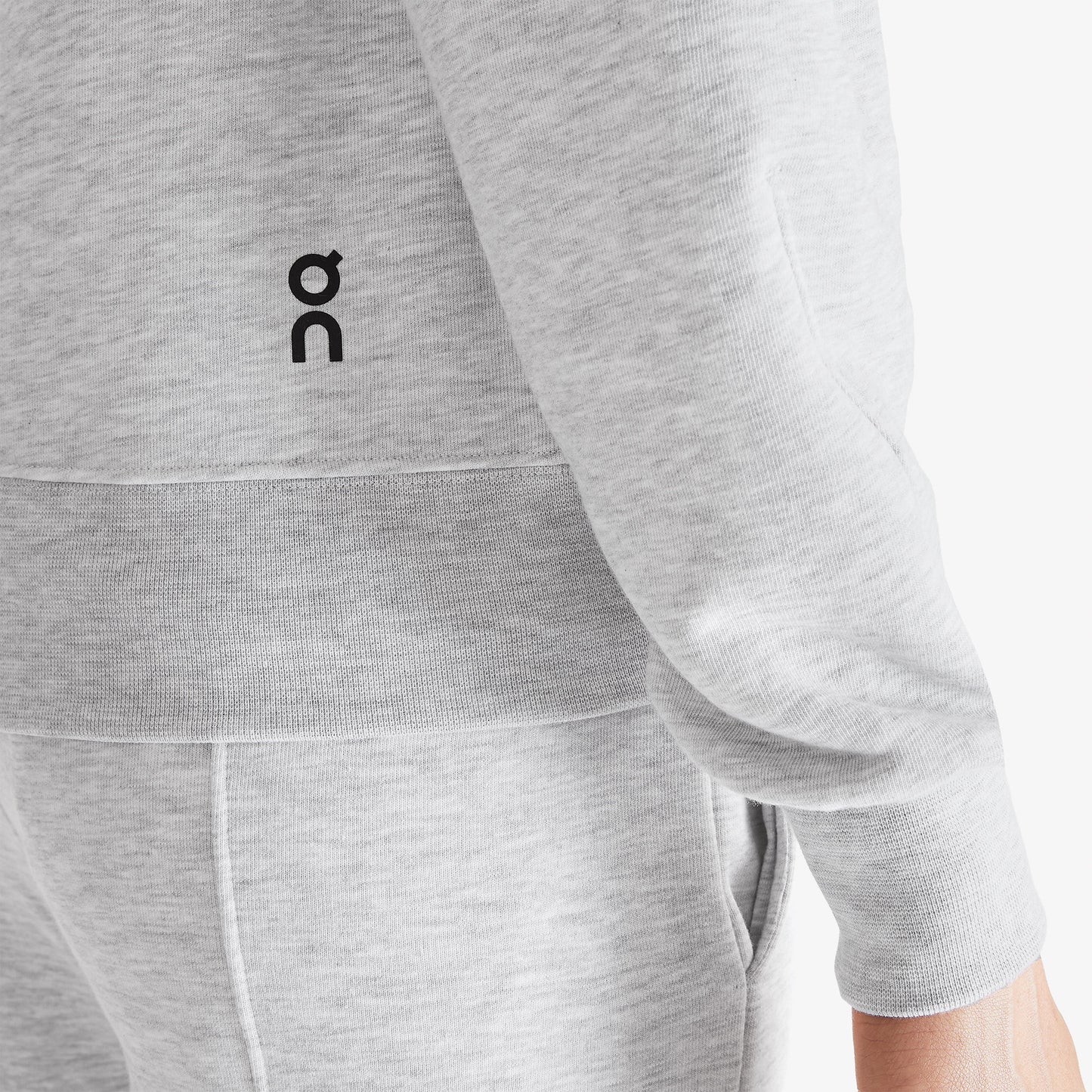 On Club Crew Kadın Gri Sweatshirt