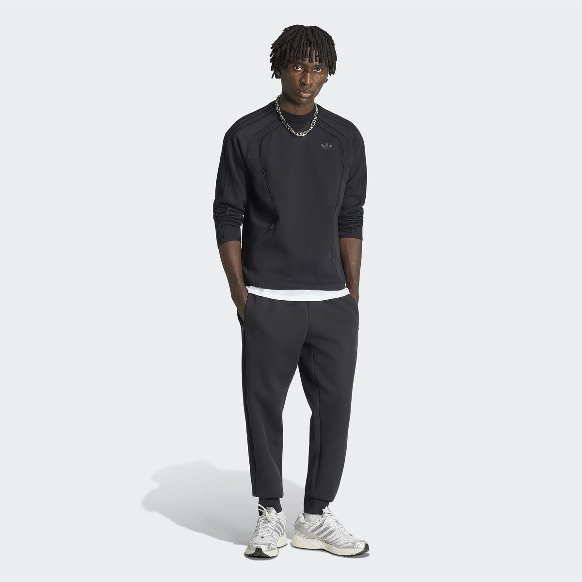 Adidas Spacer Crew Erkek Siyah Sweatshirt